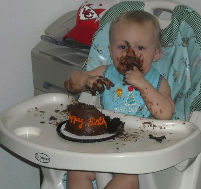 My grandson's first birthday