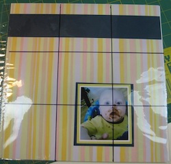 Border placed at top of layout